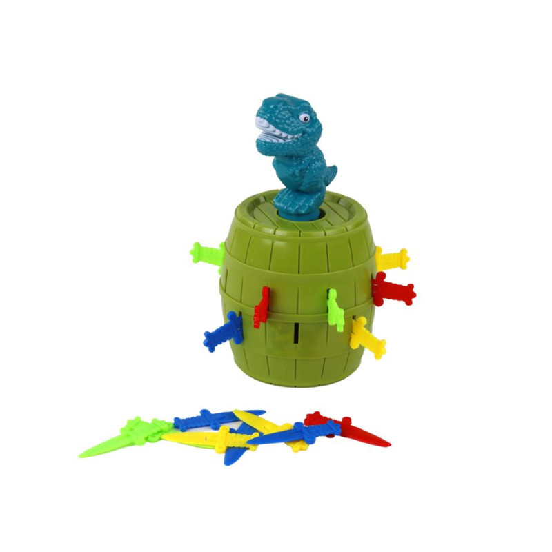Gra Zręcznościowa Dinozaur W Beczce Wyskakujący Dinozaur