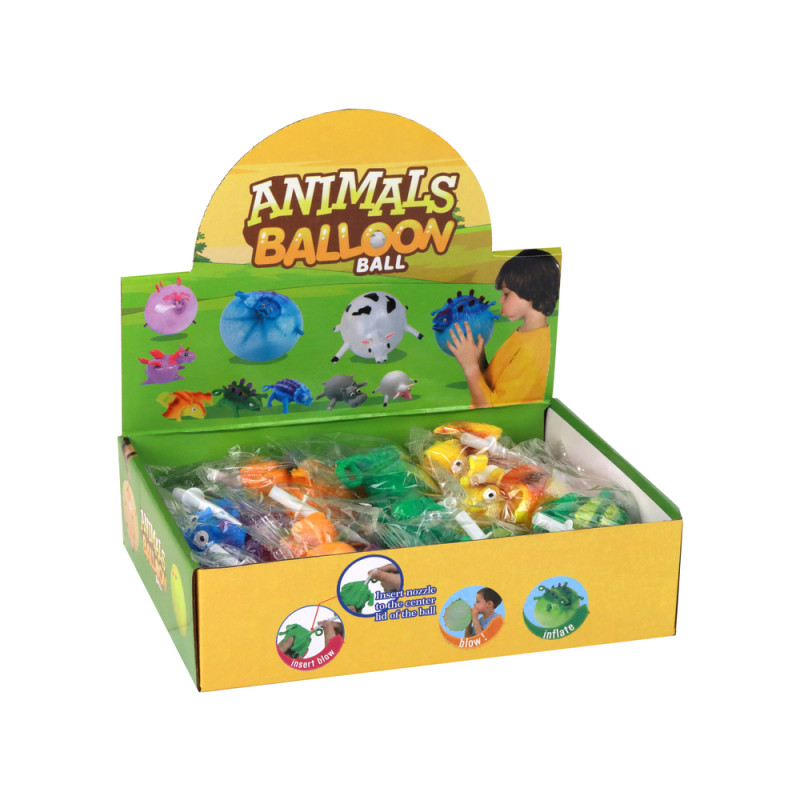 Dmuchane Figurki Dinozaurów Balony Ustnik