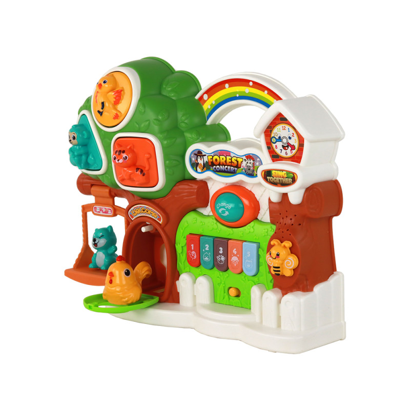 Zestaw Pianinko Koncert Las Zwierzątka Panel Edukacyjny