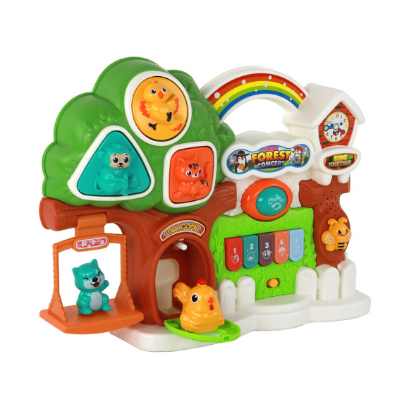 Zestaw Pianinko Koncert Las Zwierzątka Panel Edukacyjny