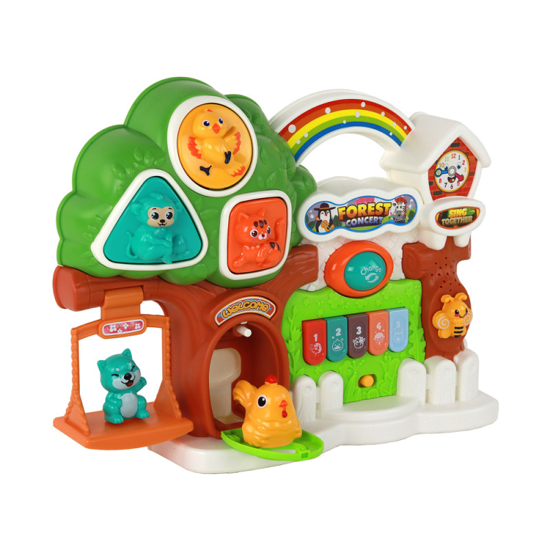 Zestaw Pianinko Koncert Las Zwierzątka Panel Edukacyjny