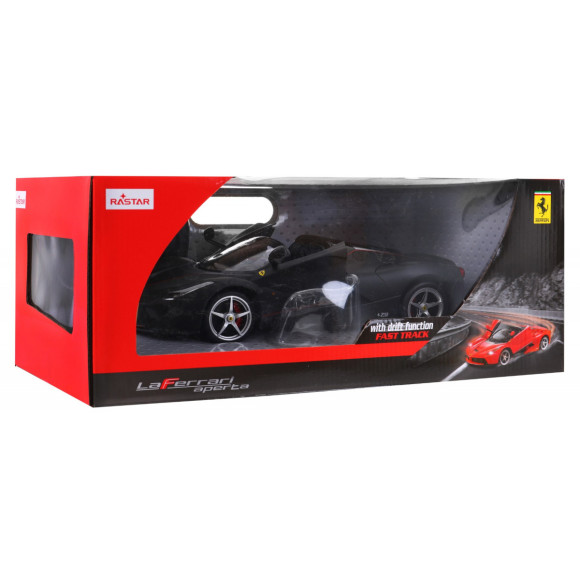 Ferrari LaFerrari Aperta czarne RASTAR model 1:14 Zdalnie sterowane auto + pilot 2,4 GHz Ferrari LaFerrari Aperta czarne RASTAR model 1:14 Zdalnie sterowane auto + pilot 2,4 GHz
