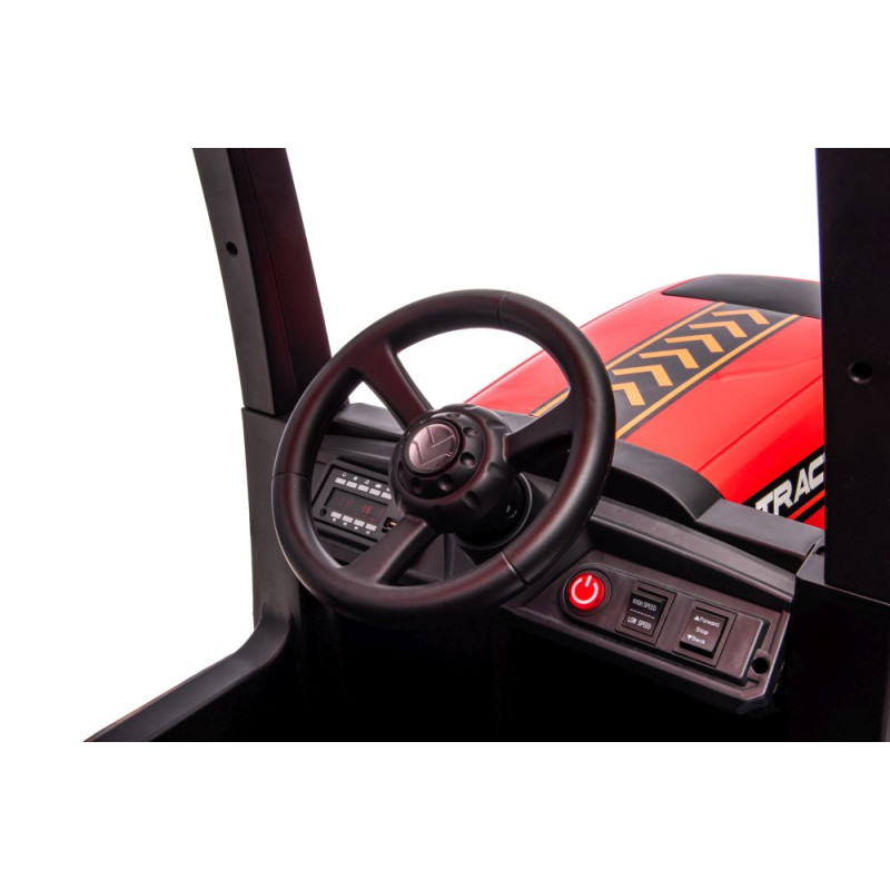 Traktor Na Akumulator A011 24V Czerwony