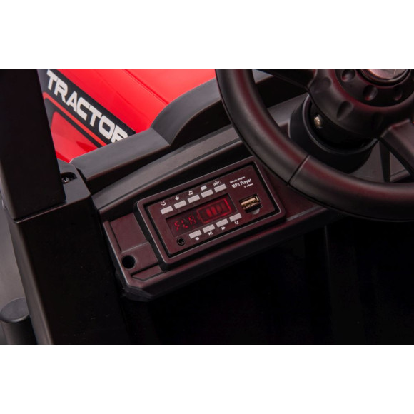 Traktor Na Akumulator A011 24V Czerwony