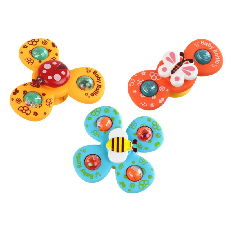 Zabawka Sensoryczna Spinnery Biedronka Pszczółka Motylek Przyssawki