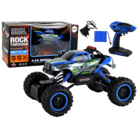Auto Terenowe Zdalnie Sterowane RC 1:14 2.4G Niebieskie