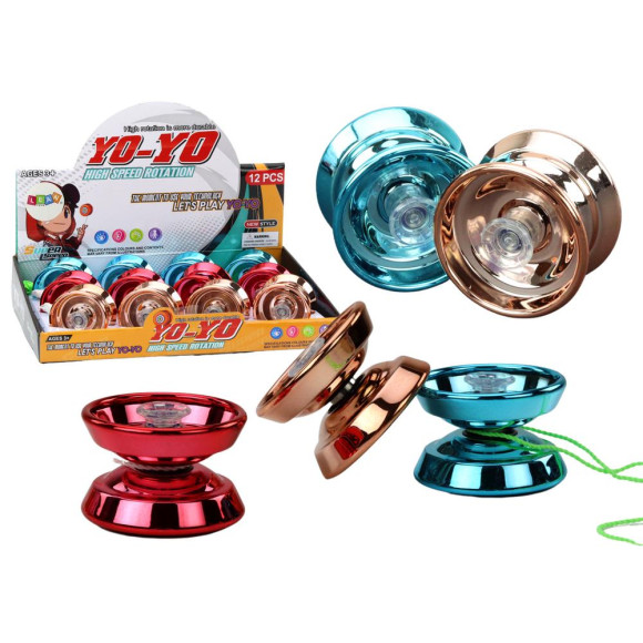 Yoyo Aluminiowe Klasyczne Jojo Niebieski Złoty Czerwony Yoyo Aluminiowe Klasyczne Jojo Niebieski Złoty Czerwony