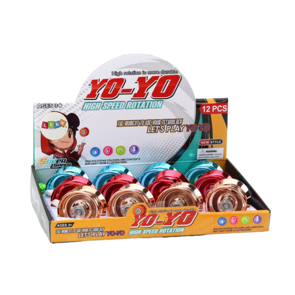 Yoyo Aluminiowe Klasyczne Jojo Niebieski Złoty Czerwony Yoyo Aluminiowe Klasyczne Jojo Niebieski Złoty Czerwony