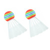 Zestaw 2 Rakietek Do Badmintona Paletki 2 Lotki Badminton Pomarańczowy Zestaw 2 Rakietek Do Badmintona Paletki 2 Lotki Badminton Pomarańczowy