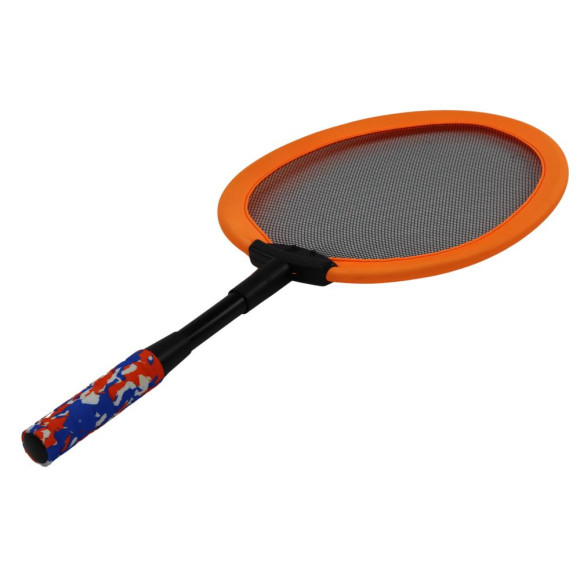 Zestaw 2 Rakietek Do Badmintona Paletki 2 Lotki Badminton Pomarańczowy Zestaw 2 Rakietek Do Badmintona Paletki 2 Lotki Badminton Pomarańczowy