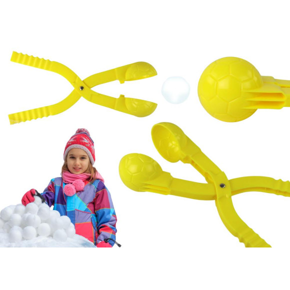 Śnieżkomat Maszynka do Kulek Śnieżnych Wzór Piłki Żółty 35cm x 7cm x 7cm Śnieżkomat Maszynka do Kulek Śnieżnych Wzór Piłki Żółty 35cm x 7cm x 7cm