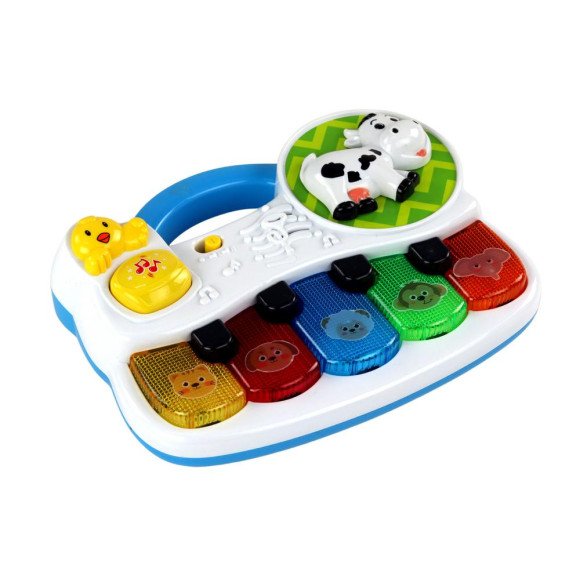 Małe Pianinko Dla Malucha Zwierzątka Światła Dźwięki