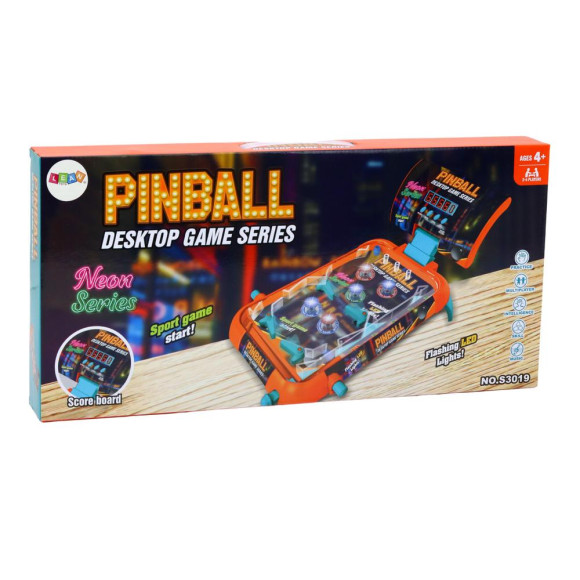 Gra Zręcznościowa Pinball Ledowe Światła Dźwięki Tablica Wyników Gra Zręcznościowa Pinball Ledowe Światła Dźwięki Tablica Wyników
