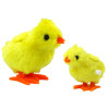 Skaczący Kurczak Zabawka Nakręcany Pluszowy Żółty