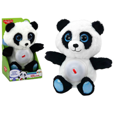 Miś Panda Usypiacz Lampka Kołysanki Przytulanka Maskotka 30 cm