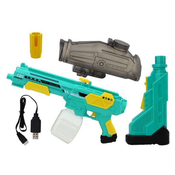 Karabin Pistolet Na Wodę Zielony Automat M416 Akumulatorowy