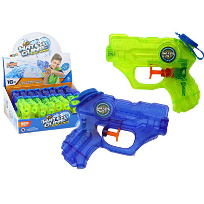Mini Pistolet Na Wodę  Zielony Granatowy Zasięg 7-8m