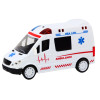 Zdalnie Sterowana Karetka Ambulans RC Światła Dźwięki Biała