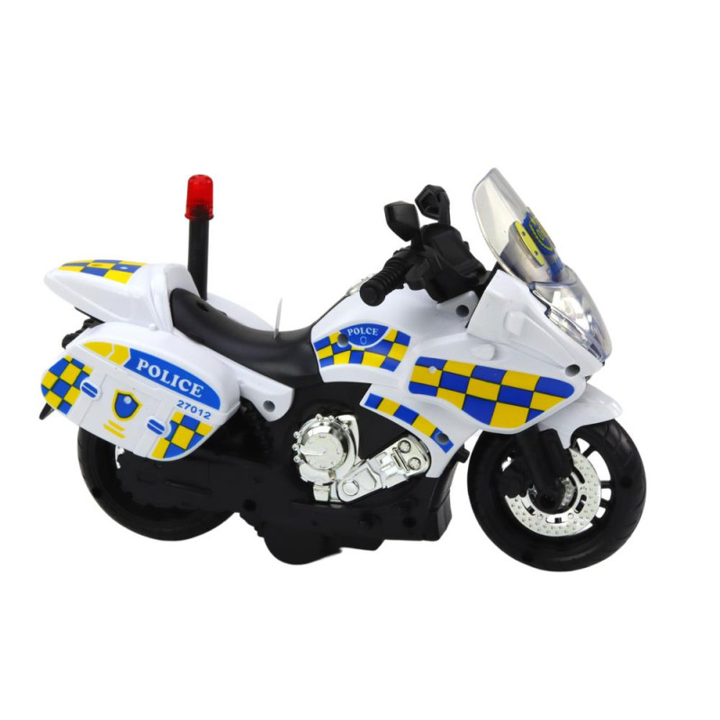 Motocykl Policyjny Motor Wóz Policyjny Światło Dźwięk Motorek Mix