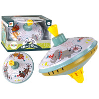 Bączek Metalowy Wirujący Cyrk Zabawka Tradycyjny