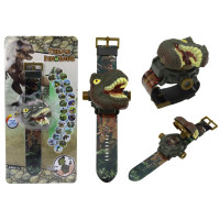 Zegarek Projektor 3D Dinozaur Tyranozaur Rex 22cmx 6,5cm x 4,5cm