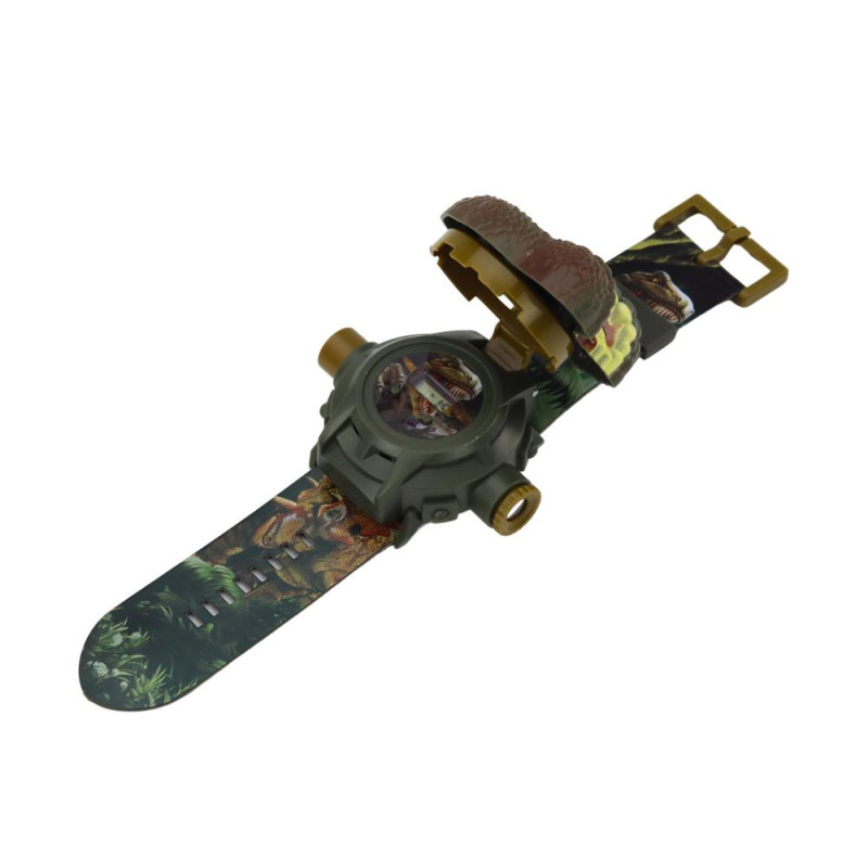 Zegarek Projektor 3D Dinozaur Tyranozaur Rex 22cmx 6,5cm x 4,5cm