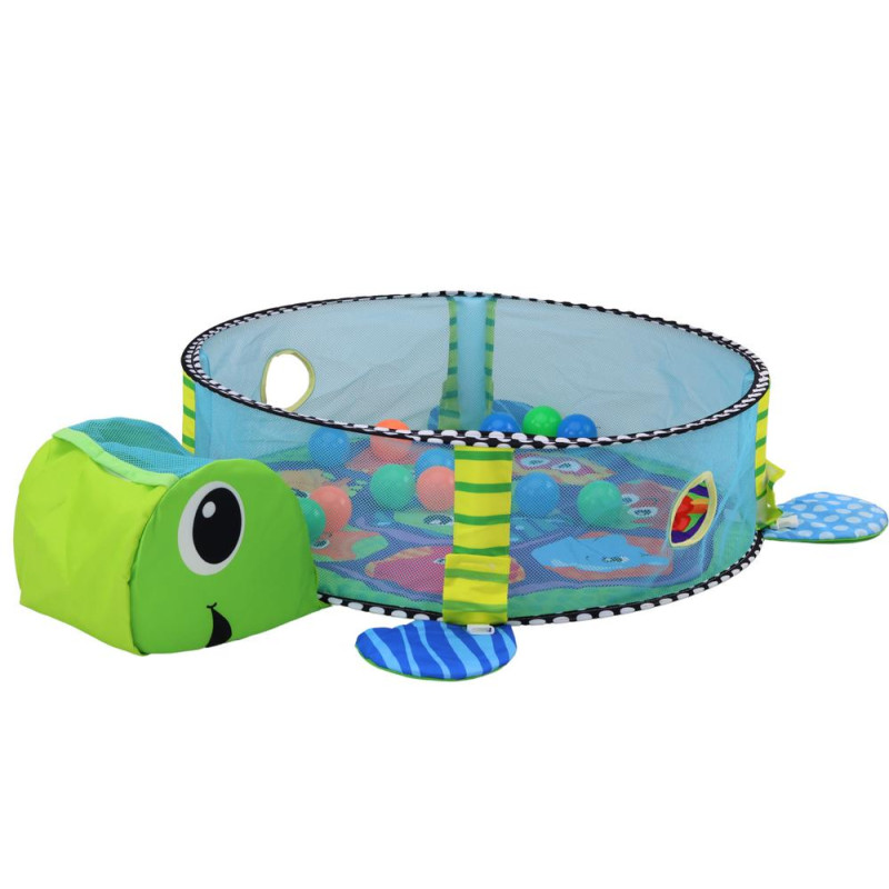 Mata Leżanka Dla Niemowlaka Basenik Kulki 3w1 Żółw