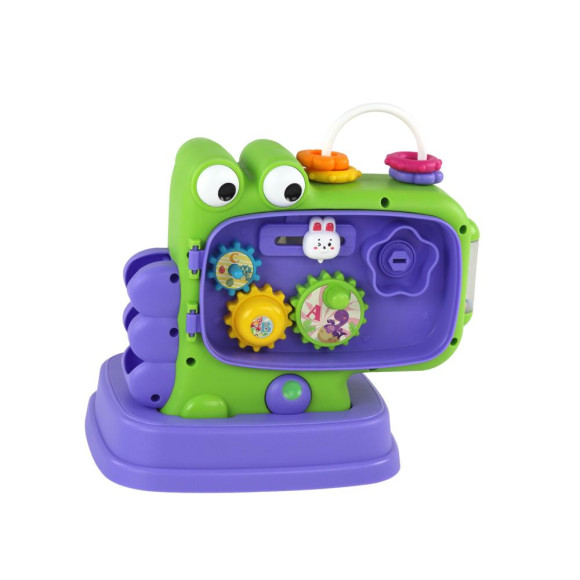 Dinozaur Panel Edukacyjny Whac-A-Mole Sorter Gra Dla Dzieci Fioletowy