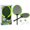Zestaw 2 Rakietek Do Badmintona Paletki 2 Lotki Badminton Zielony Zestaw 2 Rakietek Do Badmintona Paletki 2 Lotki Badminton Zielony
