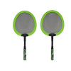 Zestaw 2 Rakietek Do Badmintona Paletki 2 Lotki Badminton Zielony Zestaw 2 Rakietek Do Badmintona Paletki 2 Lotki Badminton Zielony