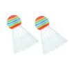 Zestaw 2 Rakietek Do Badmintona Paletki 2 Lotki Badminton Zielony Zestaw 2 Rakietek Do Badmintona Paletki 2 Lotki Badminton Zielony