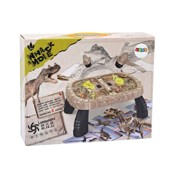 Gra Zręcznościowa Whac-a-mole Dinozaury Stoliczek Gra Zręcznościowa Whac-a-mole Dinozaury Stoliczek