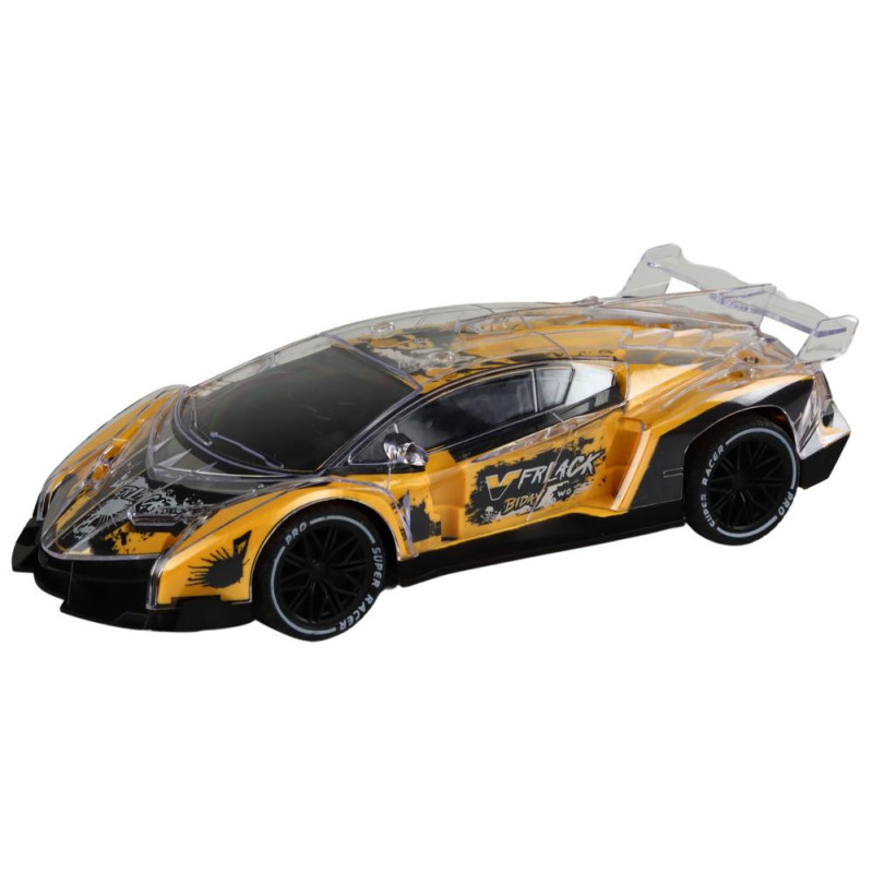 Auto Sportowe Zdalnie Sterowane RC Skala 1:16 Światła Żółte