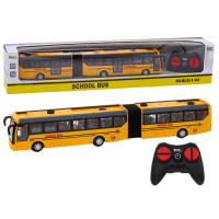 Autobus Szkolny Bus Zdalnie Sterowany Przegubowy RC 1:32 Żółty