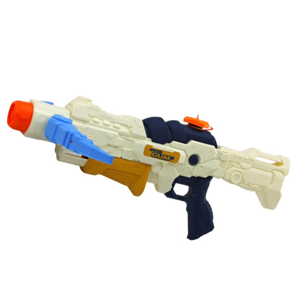 Pistolet Karabin Na Wodę Szary Rozkładane Ramię 1000 ml Zasięg 8m Pistolet Karabin Na Wodę Szary Rozkładane Ramię 1000 ml Zasięg 8m