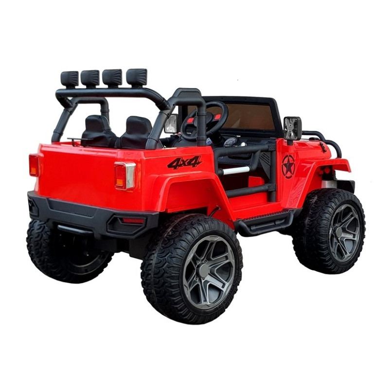 Auto na Akumulator WXE-1688 4x4 Czerwony STRONG