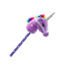 Pluszowa Głowa Jednorożca Na Kiju Hobby Horse Jednorożec Fioletowy Dźwięki