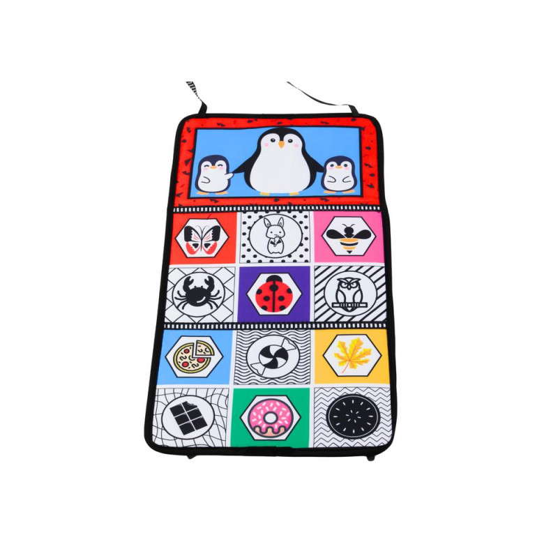 Dwustronna Mata Składana Z Lustrem Gryzaki Szeleszcząca Książeczka