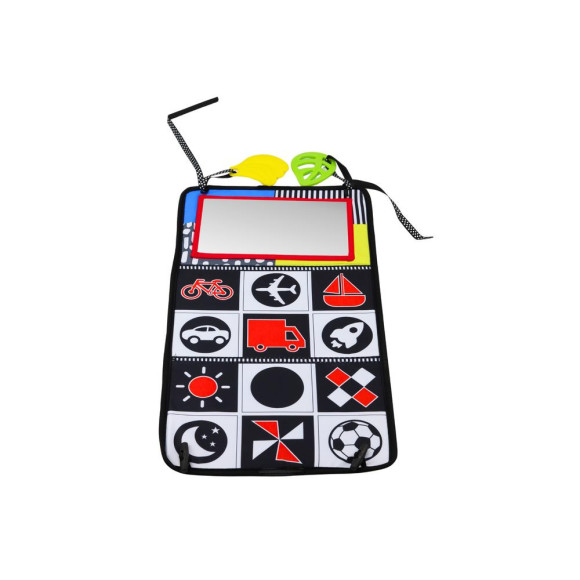 Dwustronna Mata Składana Z Lustrem Gryzaki Szeleszcząca Książeczka