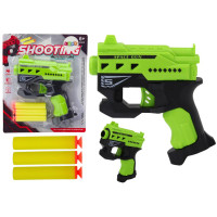Mini Pistolet Na Strzałki Piankowe Z Przyssawkami Zielony