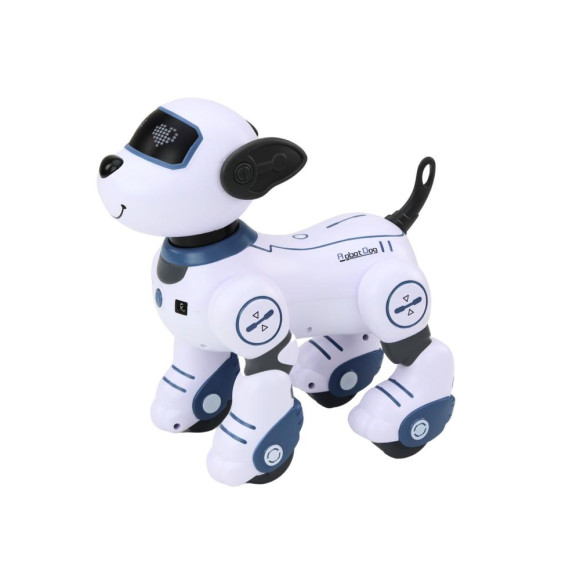 Robot Pies Interaktywny Zdalnie Sterowany Tańczy Wykonuje Polecenia Niebieski Robot Pies Interaktywny Zdalnie Sterowany Tańczy Wykonuje Polecenia Niebieski