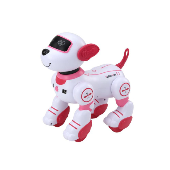 Robot Pies Interaktywny Zdalnie Sterowany Tańczy Wykonuje Polecenia Różowy Robot Pies Interaktywny Zdalnie Sterowany Tańczy Wykonuje Polecenia Różowy