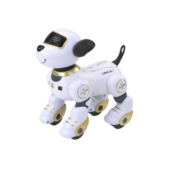 Robot Pies Interaktywny Zdalnie Sterowany Tańczy Wykonuje Polecenia Złoty Robot Pies Interaktywny Zdalnie Sterowany Tańczy Wykonuje Polecenia Złoty
