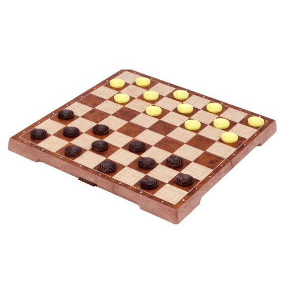 Gra Strategiczna Szachy Warcaby 2w1 Plansza Gra Strategiczna Szachy Warcaby 2w1 Plansza