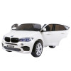 BMW X6M XXL dla 2 dzieci Biały + Pilot + Ekoskóra + Pasy + Wolny Start + MP3 USB + LED BMW X6M XXL dla 2 dzieci Biały + Pilot + Ekoskóra + Pasy + Wolny Start + MP3 USB + LED