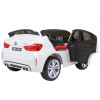 BMW X6M XXL dla 2 dzieci Biały + Pilot + Ekoskóra + Pasy + Wolny Start + MP3 USB + LED BMW X6M XXL dla 2 dzieci Biały + Pilot + Ekoskóra + Pasy + Wolny Start + MP3 USB + LED