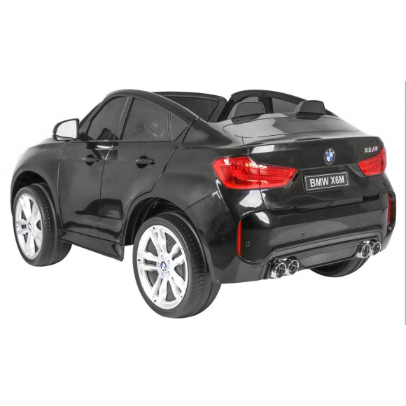 BMW X6M XXL dla 2 dzieci Lakier Czarny + Pilot + Ekoskóra + Pasy + Wolny Start + MP3 + LED BMW X6M XXL dla 2 dzieci Lakier Czarny + Pilot + Ekoskóra + Pasy + Wolny Start + MP3 + LED