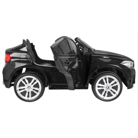 BMW X6M XXL dla 2 dzieci Lakier Czarny + Pilot + Ekoskóra + Pasy + Wolny Start + MP3 + LED BMW X6M XXL dla 2 dzieci Lakier Czarny + Pilot + Ekoskóra + Pasy + Wolny Start + MP3 + LED