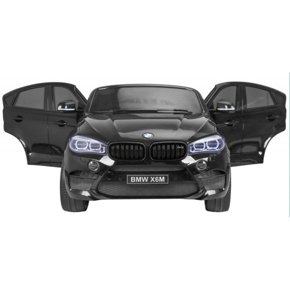 BMW X6M XXL dla 2 dzieci Lakier Czarny + Pilot + Ekoskóra + Pasy + Wolny Start + MP3 + LED BMW X6M XXL dla 2 dzieci Lakier Czarny + Pilot + Ekoskóra + Pasy + Wolny Start + MP3 + LED