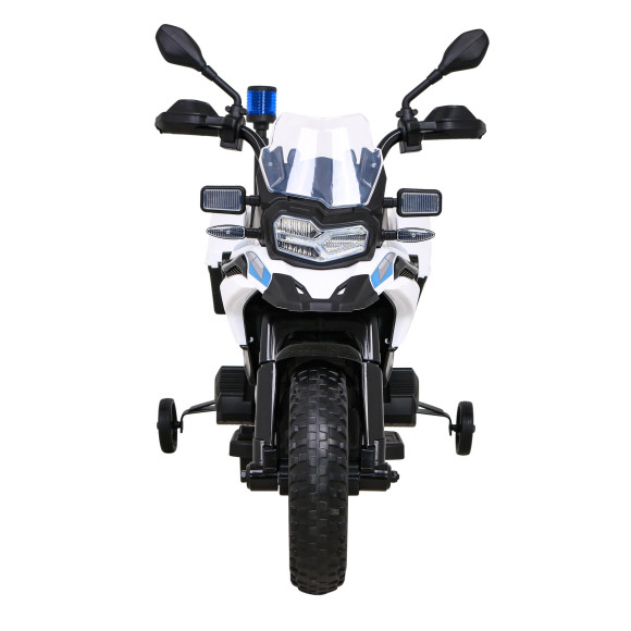 Motor Policyjny BMW F850 GS na akumulator dla dzieci + Kółka pomocnicze + Syrena + Światła + 2 Kufry + Wolny Start Motor Policyjny BMW F850 GS na akumulator dla dzieci + Kółka pomocnicze + Syrena + Światła + 2 Kufry + Wolny Start
